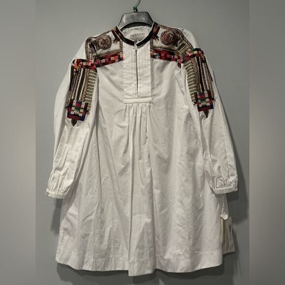 Valentino beads embellished cuffs dress size 6 NWT $4700 - Picture 3 of 15